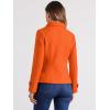 imageAllegra K Womens Notched Lapel Double Breasted Pea CoatOrange
