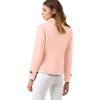 imageAllegra K Womens Notched Lapel Double Breasted Pea CoatPink