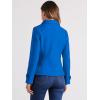 imageAllegra K Womens Notched Lapel Double Breasted Pea CoatRoyal Blue
