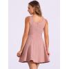 imageAllegra K Womens Party Sexy Dress Sleeveless Sweetheart Neck Cocktail Fit and Flare A Line Swing Tank Mini Dresses Small Pink