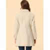 imageAllegra K Womens Peter Pan Collar Overcoat Winter Dressy Button Single Breasted Long CoatBeige