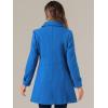 imageAllegra K Womens Peter Pan Collar Overcoat Winter Dressy Button Single Breasted Long CoatRoyal Blue
