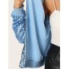 imageAllegra K Womens Sequin Jacket Bomber Long Sleeve Zipper Shiny Glitter Tops Sparkly Party Slitter OutfitLight Grey Blue