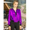 imageAllegra K Womens ShirtDark Purple