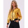 imageAllegra K Womens ShirtGolden