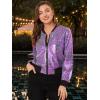 imageAllegra K Womens ShirtPurple1