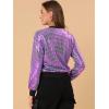 imageAllegra K Womens ShirtPurple1