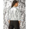 imageAllegra K Womens ShirtSilver
