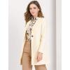 imageAllegra K Womens Winter Overcoat Lapel Collar Single Breasted Outerwear Long Pea CoatBeige