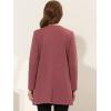 imageAllegra K Womens Winter Overcoat Lapel Collar Single Breasted Outerwear Long Pea CoatDusty Pink