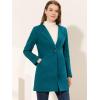 imageAllegra K Womens Winter Overcoat Lapel Collar Single Breasted Outerwear Long Pea CoatLake Blue