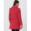 imageAllegra K Womens Winter Wrap Coat Turndwon Collar Long Sleeve Tie Belt Coat with PocketsRed
