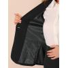 imageAllegra K Work Blazer for Womens Shawl Lapel Long Sleeve Pockets Office Suit Jacket BlazersBlack