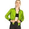 imageAllegra K Womens ShirtFluorescent Green