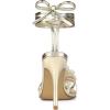 imageAllegra K Womens Flower Heels Strappy Lace Up Stiletto Heels SandalsGold