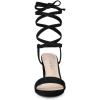 imageAllegra K Womens Lace Up Chunky Heels SandalsBlack
