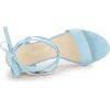 imageAllegra K Womens Lace Up Chunky Heels SandalsSky Blue