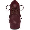 imageAllegra K Womens Platform Lace Up Round Toe Stiletto High Heel Ankle BootiesBurgundy