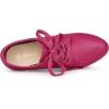 imageAllegra K Womens Platform Lace Up Round Toe Stiletto High Heel Ankle BootiesHot Pink