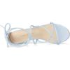 imageAllegra K Womens Strappy Lace Up Chunky Heeled Sky Blue Heels Sandals 75 M US