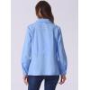 imageAllegra K Womens Utility Jacket Zip Up Drawstring Waist Snap Buttons Lightweight Anorak Jackets with PocketsLight Blue