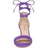 imageAllegra K Womens Women Open Toe Kitten Heel Lace Up Dress Sandals Purple 6
