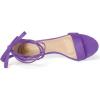imageAllegra K Womens Women Open Toe Kitten Heel Lace Up Dress Sandals Purple 9