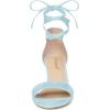 imageAllegra K Womens Women Open Toe Kitten Heel Lace Up Dress Sandals Sky Blue 6