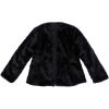 imageAllegra K Faux Fur Coat for Women Long Sleeve Open Front Overcoat Wedding Fluffy JacketBlack