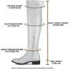 imageAllegra K Womens Thigh High Boots Low Block Heel Fashion Over the Knee High BootsSilver