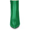 imageAllegra K Womens Clear Heel Pointed Toe Wedge Heels Ankle BootsDark Green