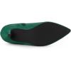 imageAllegra K Womens Pointed Toe Buckle Stiletto Heels Ankle BootsGreen