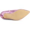imageAllegra K Womens Pointed Toe Buckle Stiletto Heels Ankle BootsPink