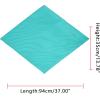 imageAllegra K Women Pleated Rhombus Head Scarf Wraps Scarves Neckerchief Bandana Solid ColorDark Cyan Green