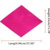 imageAllegra K Women Pleated Rhombus Head Scarf Wraps Scarves Neckerchief Bandana Solid ColorHot Pink