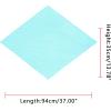 imageAllegra K Women Pleated Rhombus Head Scarf Wraps Scarves Neckerchief Bandana Solid ColorLight Blue
