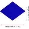 imageAllegra K Women Pleated Rhombus Head Scarf Wraps Scarves Neckerchief Bandana Solid ColorRoyal Blue