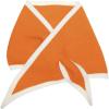 imageAllegra K Contrast Color Triangle Neck Scarves Knit Scarf Neckerchief Winter Shawl for WomenOrange