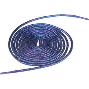 imageAllegra K Glitter Shiny Shoelace Sparkling Shimmery Sneakers Round Shoe Laces StringsPurple Blue Mix