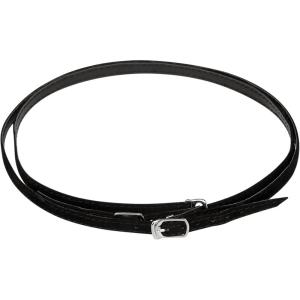 imageAllegra K Womens Adjustable Detachable Crossed AntiSlip Shoe Straps for Heels with BuckleSuede Black