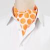 imageAllegra K Cravat Ties for Men Polka Dots Cravat Wedding Party Casual Ascot TieOrange