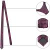 imageAllegra K Fashion Polka Dots Formal Casual Narrow Slim Ties Self Tie Business Necktie for Men One Size Rose Red