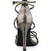 imageAllegra K Ladies Open Toe Strappy Stiletto Heel SandalsGunmetal