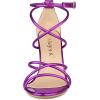 imageAllegra K Ladies Open Toe Strappy Stiletto Heel SandalsPurple