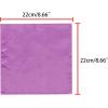 imageAllegra K Mens Pocket Squares Handkerchiefs Solid Color for Wedding PartyPurple