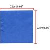imageAllegra K Mens Pocket Squares Handkerchiefs Solid Color for Wedding PartyRoyal Blue