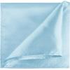 imageAllegra K Mens Pocket Squares Handkerchiefs Solid Color for Wedding PartySky Blue