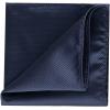 imageAllegra K Mens Pocket Squares Solid Color Classic Textured Handkerchiefs for Wedding BusinessNavy Blue