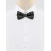 imageAllegra K Mens PreTied Adjustable Polka Dots Neck Ties Tuxedo Work Party Prom BowtieBlack White