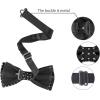 imageAllegra K Mens PreTied Adjustable Polka Dots Neck Ties Tuxedo Work Party Prom BowtieBlack White